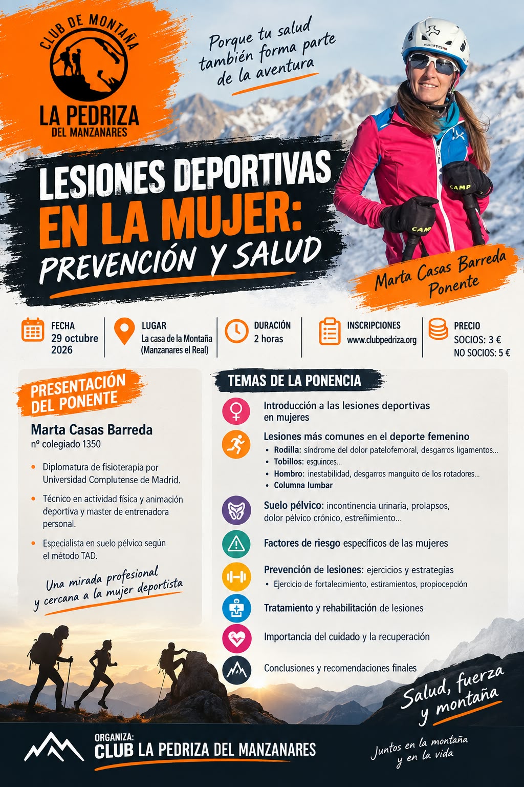 Lesiones deportivas en la Mujer